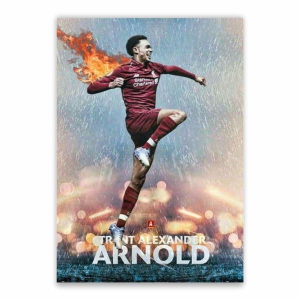 Trent Alexander-Arnold On Fire Poster - A1