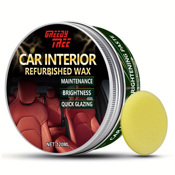 Nano-Crystal Interior Wax for Car Dash &amp; Trim Restoration