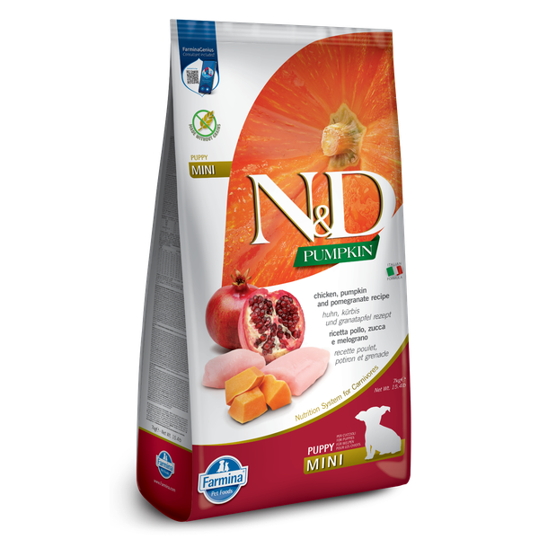 Farmina N&amp;D Chicken, Pumpkin &amp; Pomegranate Puppy - Mini 7kg