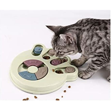 MPM Digger Interactive Pet Toy, Play Cat Treat Puzzle, Slow Eating