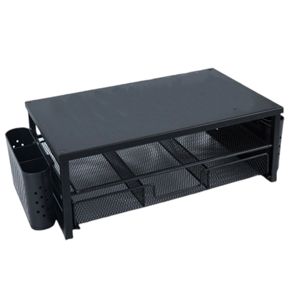 Computer Monitor Stand Riser Desk Organizer with Drawer &amp; Pen Laptop Stand