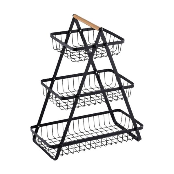 Multi-Functional Detachable Metal 3 Tier Storage Basket TT-26