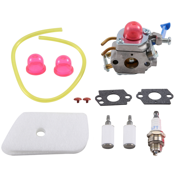 Carburetor Gaskets Filters Kit for Husqvarna 124L Compatible with Universal