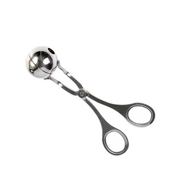 Small Stainless Steel Meatball Maker Clip 3.5cm - Silver