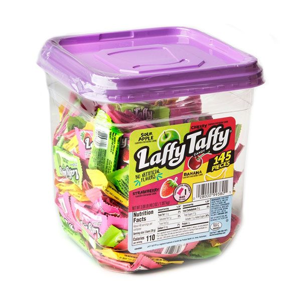 Laffy Taffy Minis Assorted Flavors Tub of 145 pieces