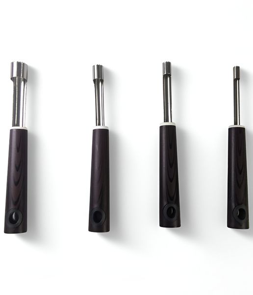 4-Piece Stainless Steel Fruit Corer Kitchen Utensil Set