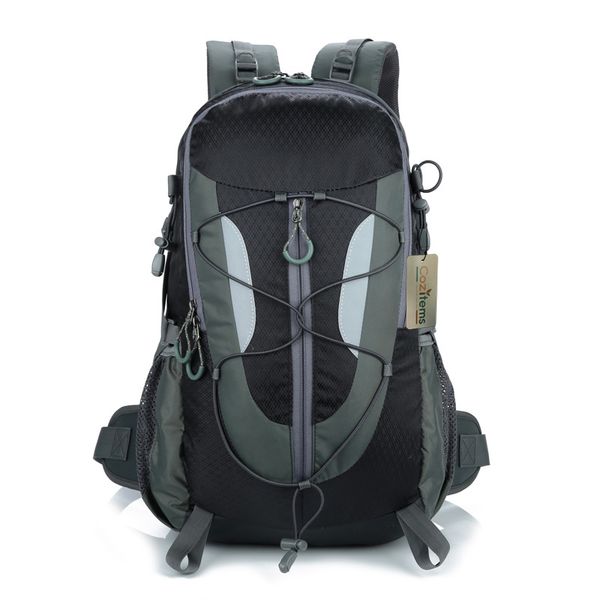 40L Waterproof Hiking Backpack with Laptop Compartment &amp; Hydration Channel