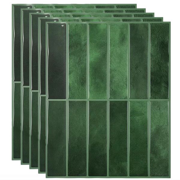 5 Pack Peel and Stick Backsplash 3D Wall Tiles,Self-Adhesive Wall Panels