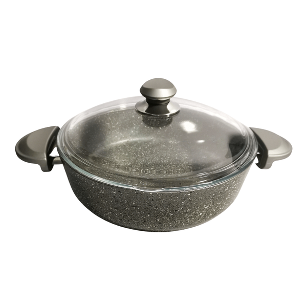 Oms Granite Non Stick Low Casserole 24cm- 3310
