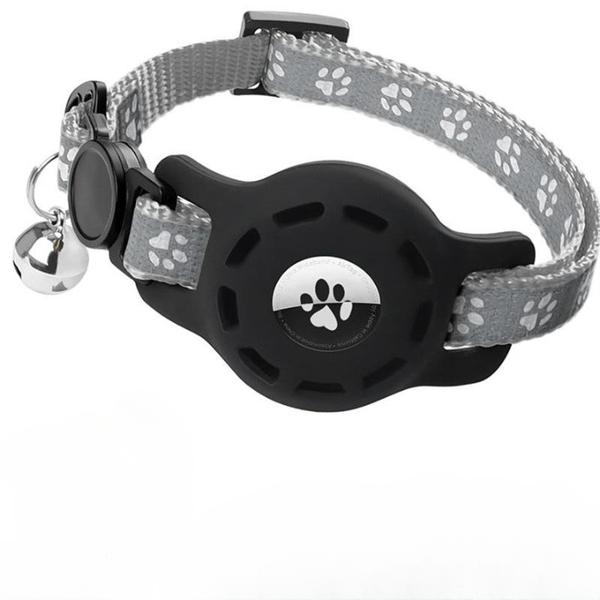 AirTag Tracker Silicone Case Pet Collar Protective Case With Bell