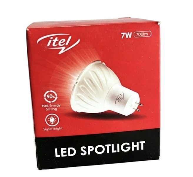 itel - LED 7w Down Lights - GU5.5 - 230v - Natural White - 10 Pack