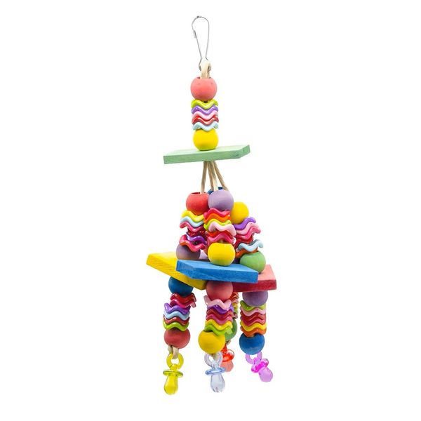 Wood and Acrylic Parrot Toy