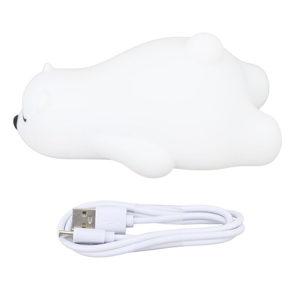 Cute Lying Bear - Shaped LED Night Light (USB)