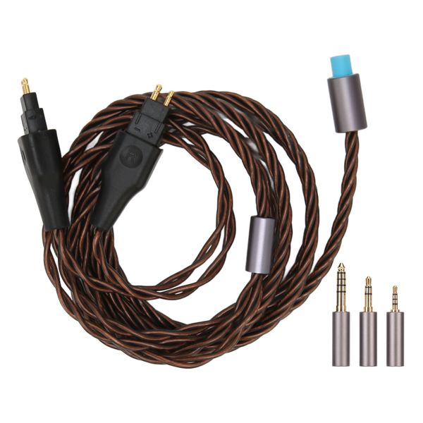 Silver Plated Copper Replacement Headphone Cable for SENNHEISER HD650/HD660S/HD6XX/HD600/HD660/HD500