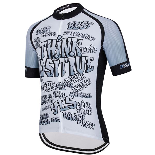 Cycling Jersey - Short Sleeve - Mens - Think Positive