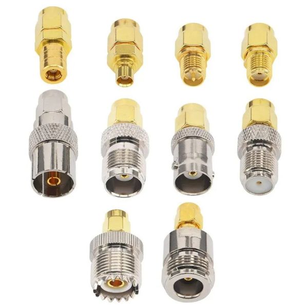 SMA Adapter Kits SMA Male to F/BNC/UHF/MCX/SMB/TV/TNC RF Coaxial Connector
