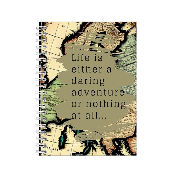 Nothing A5 Notebook Spiral and Lined with Travel Graphic Notepad Present103