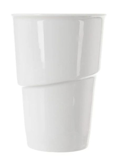 Crane White Porcelain 6 Pack Coffee Cup