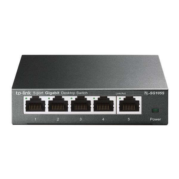 TP-Link SG105S 5-Port Gigabit Desktop Switch with QoS &amp; Green Ethernet