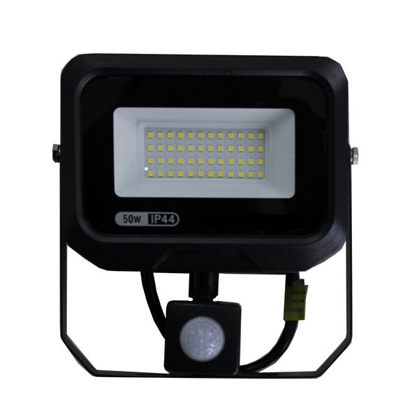 Outdoor 50W Daylight White LED Motion Sensor Floodlight