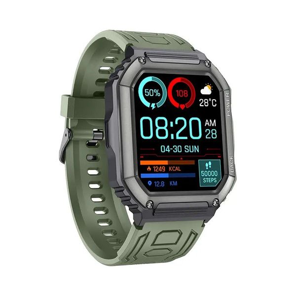 KR06 Smart watch Mens Military Style Outdoor IP67 320Mah battery