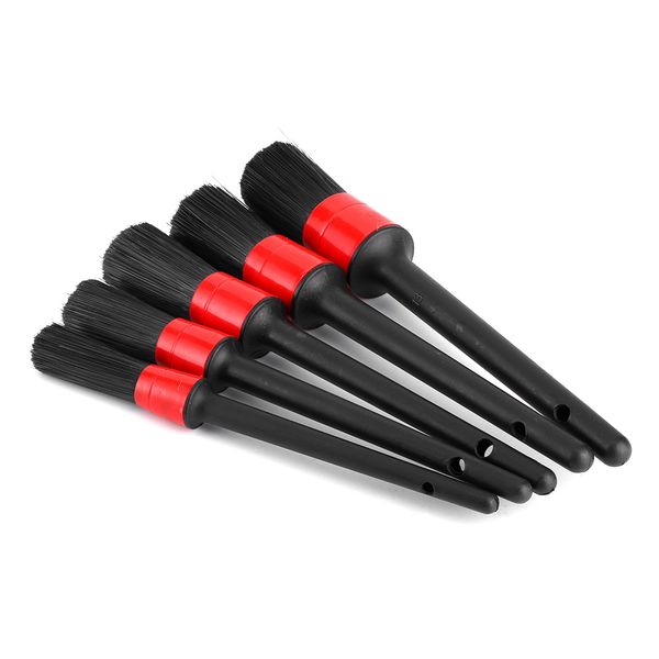 Car Detailing Brush Set 5pcs Portable Dry Wet Dual Use