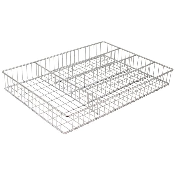 Regent - Chromeware Rectangular Cutlery Tray - 350 x 250 x 50mm