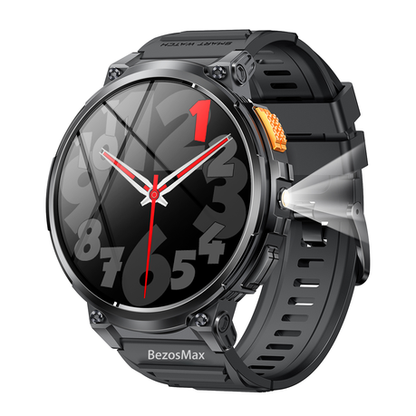 BezosMax Smart Watches 1.85" Screen Compatible with iOS Android-730mAh Image