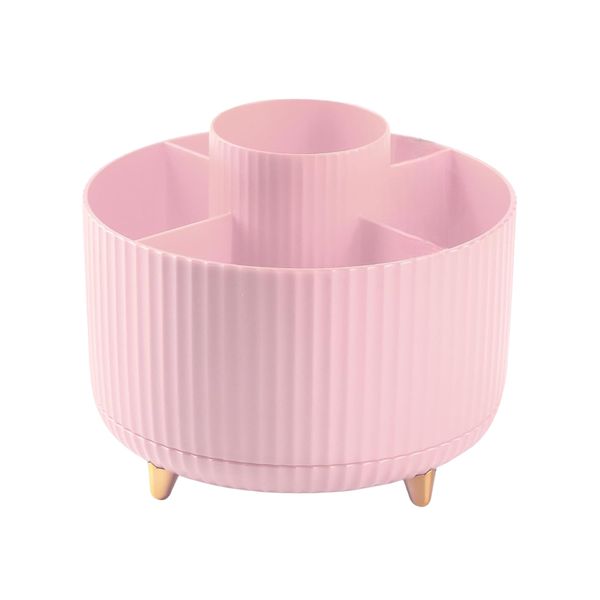Multiple Compartments 360 Makeup Brush Storage Cosmetic Vanity Organizer