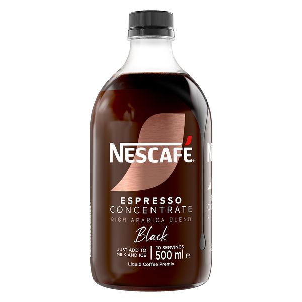 NESCAFÉ ESPRESSO CONCENTRATE Black, Liquid Coffee Premix, 500ML Bottle