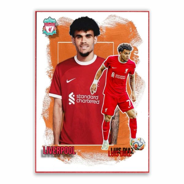 Luis Diaz Liverpool Poster - A1