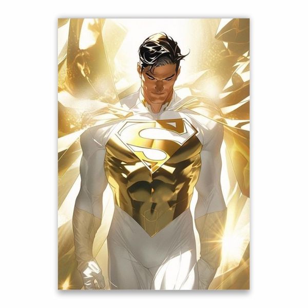 Superman Gold Poster - A1