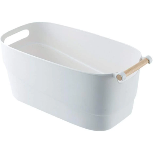 Elegance Storage Basket - White - Fine Living
