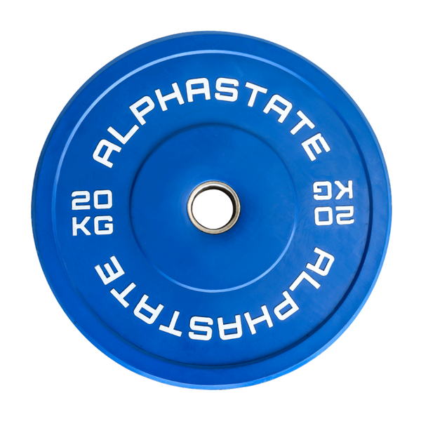 AlphaState 20kg Bumper Plates - Pair