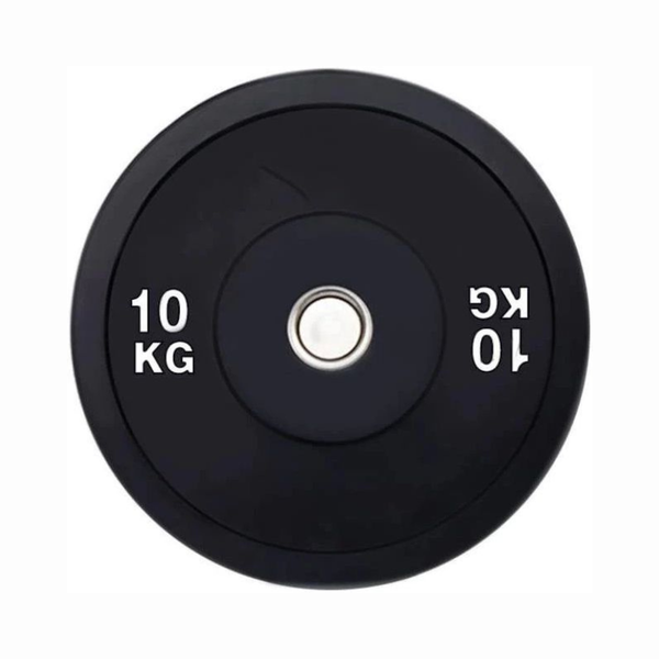Olympic Black Bumper Plates (10KG Pair)