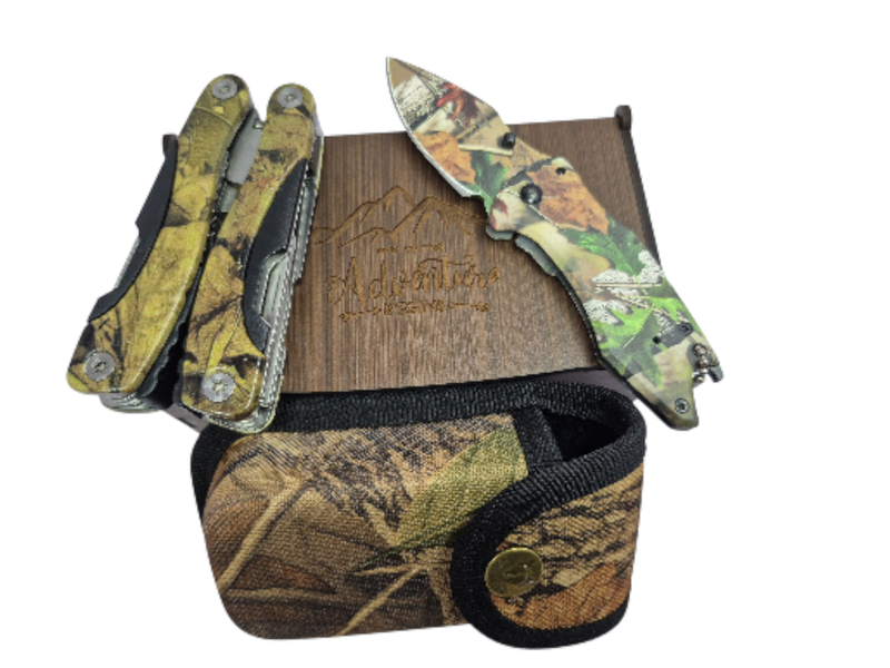 Multitool and Pocket Knife Set in Gift Box
