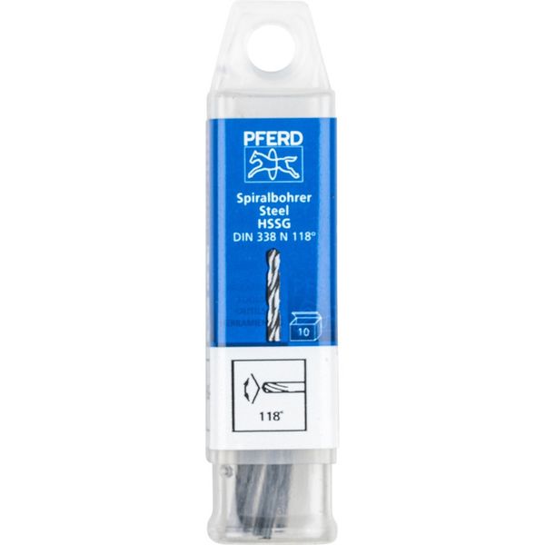 PFERD HSS Spiral Drill 1,5mm STEEL – 10pc pack