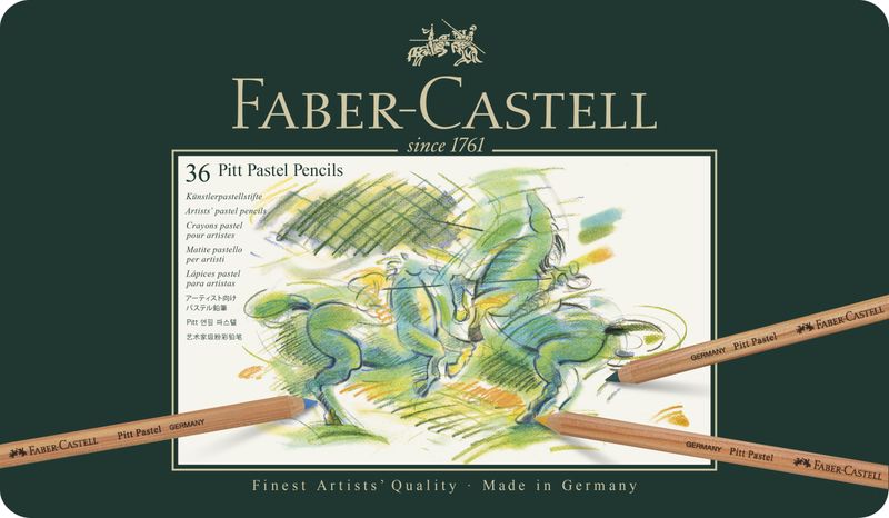 Faber-Castell PITT Pastel Pencils - Tin of 36