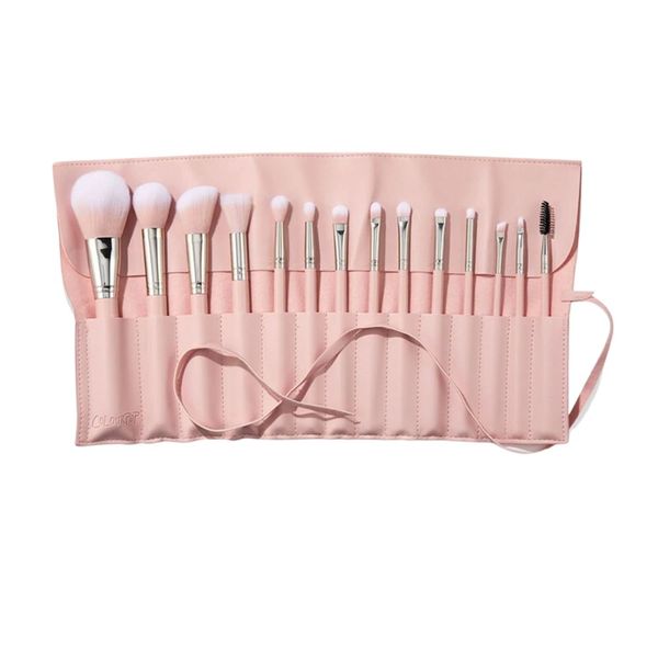 ColourPop smoke 'n roses brush roll makeup brush kit