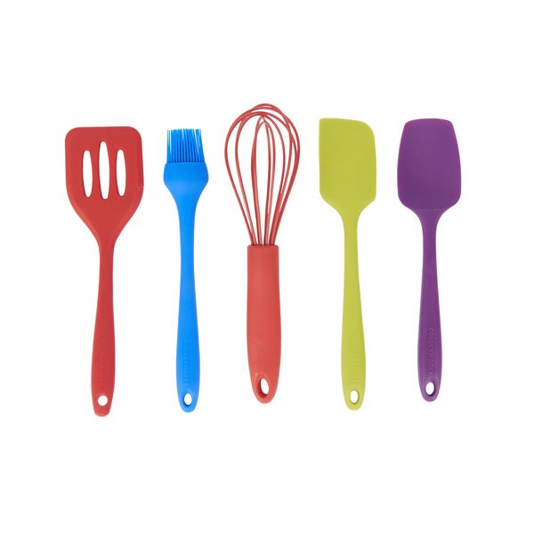 Colourworks Mini Silicone Utensils Set, 5-Piece
