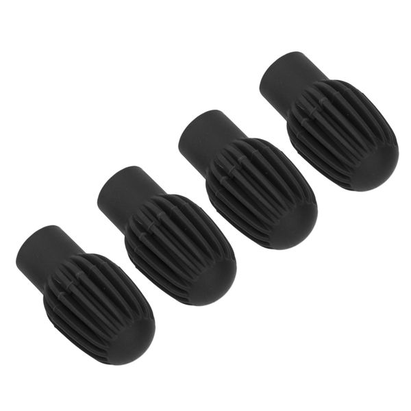 Silent Drum Tips Compatible With Drumstick Black