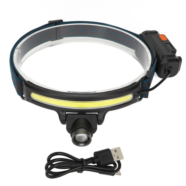Outdoor Cob Floodlight Headlamp Type C Rechargeable Led Headlamp