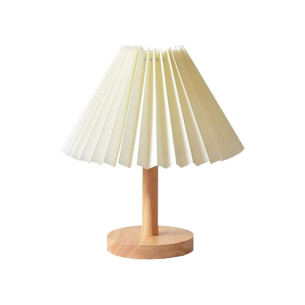 Aesthetic Wooden Base &amp; Light Table Lamp
