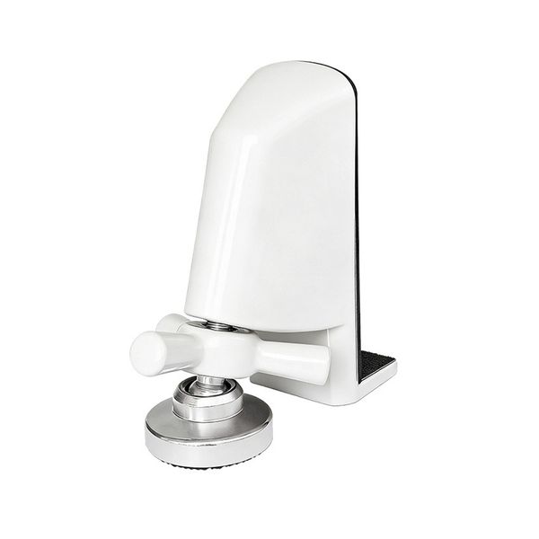 Portable Door Jammer: Travel Security Lock for Home &amp; Hotel (White)