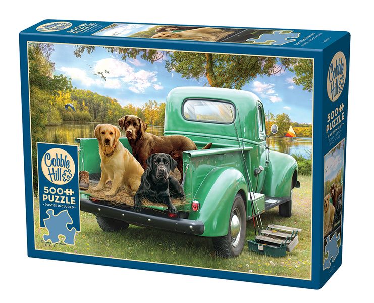Cobble Hill Let's Go Fishing 500 Piece Puzzle