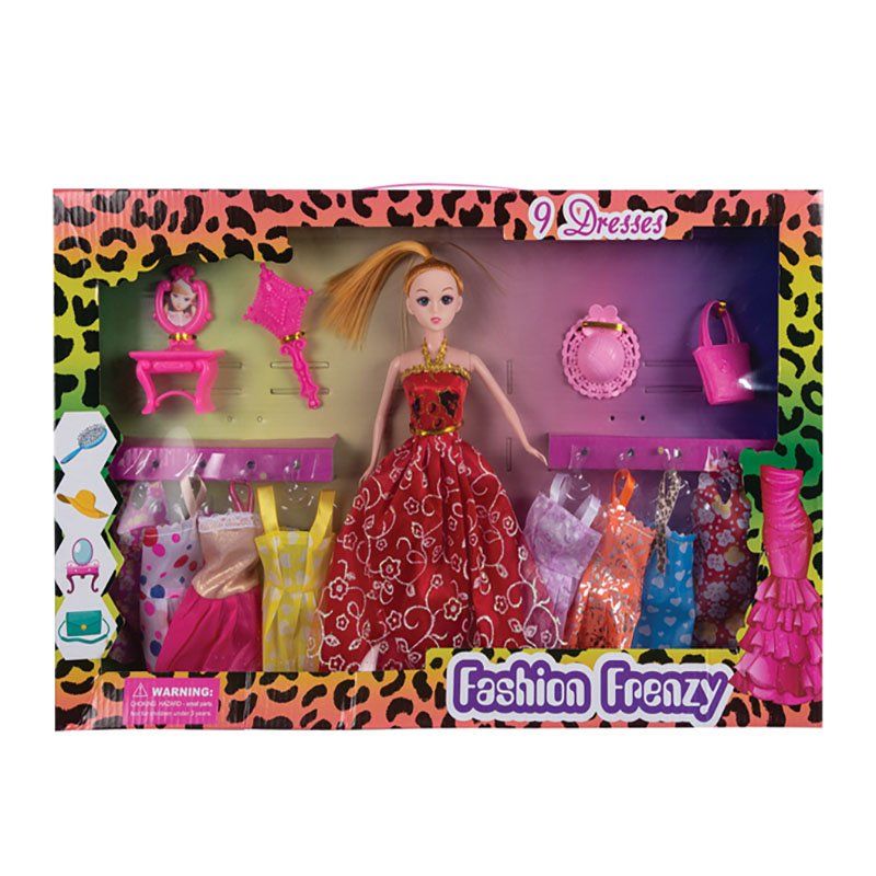 Dress & Accessory Set Childrens Fashion Toy 9 Piece 2 Pack Shop