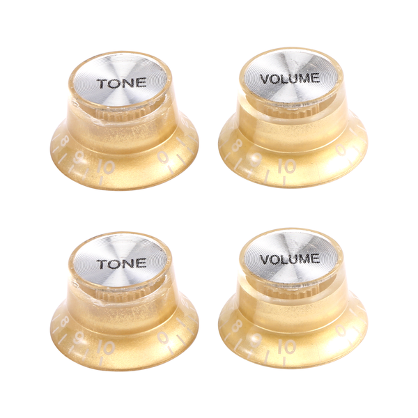 4 Pcs Speed Control Knobs 2 Tone 2 Volume for Gibson LP SG Guitar Knobs