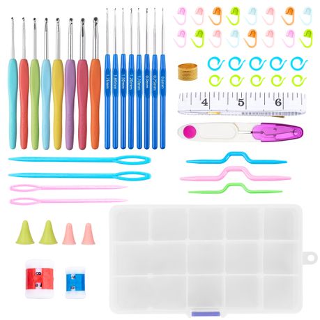 Crochet Knitting Needle Set, Aluminum Knitting Needles