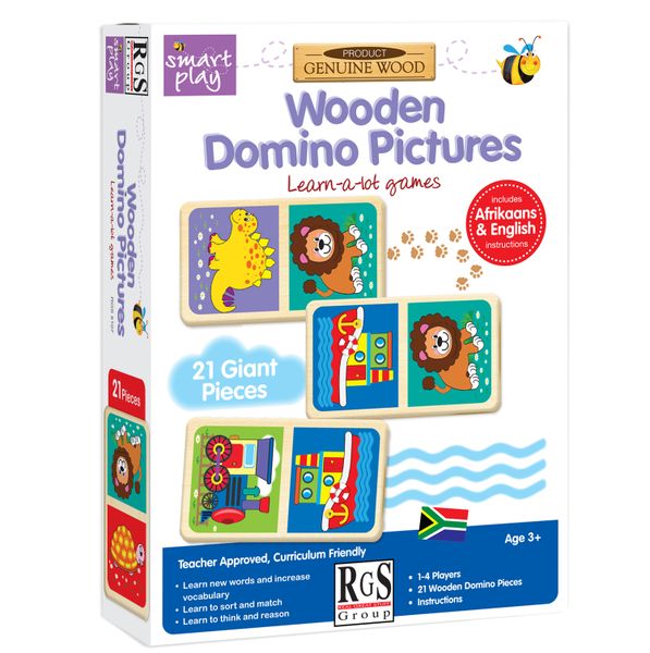 RGS Group Smart Play Wooden Dominoes