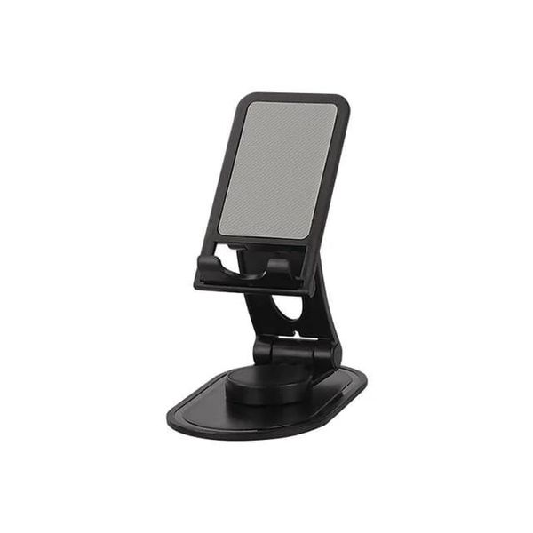 Adjustable Tablet &amp; Phone Holder: Hands-Free Comfort &amp; Versatile Use- Black
